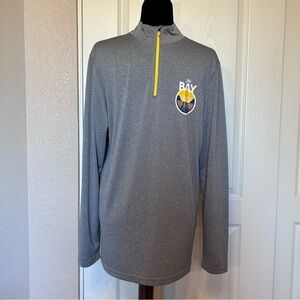 NBA Golden State Warriors‎ Gray 1/4 Zip Pullover Shirt Size Medium
